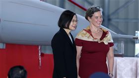 蔡英文出席嘉義F16-V成軍。（圖／記者邱榮吉攝）