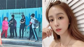 球棒,女警,周曉涵,煞氣(翻攝自 爆料公社、周曉涵 臉書)