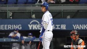 ▲富邦悍將三壘手董子恩。（圖／記者劉彥池攝影）