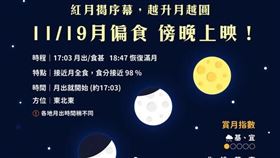▲下班就賞月！近600年來「最長血月」登場　重要時間曝光（圖／翻攝自《報天氣 - 中央氣象局》臉書）