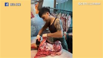 天菜拆解豬骨影片曝　網暴動：我單身