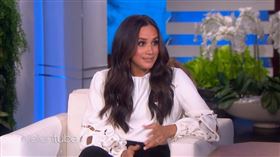 英國王室的哈利王子老婆梅根登上《艾倫秀》。（圖／翻攝自TheEllenShow YouTube）