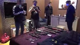 雲林警察局，肅槍專案，逮捕30人，槍枝如小型兵工廠 (圖/翻攝畫面)