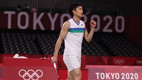 ▲周天成在奧運男單4強賽。（圖／體育署提供）