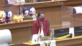 雲林時代力量議員 廖郁賢，槓上工務局處長汪令堯罰站，議員陳俊龍，抗議，(圖/翻攝畫面) 