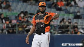 ▲統一獅先發投手霸能。（圖／記者劉彥池攝影）