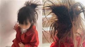 中國,頭髮,隔離,南京,髮型,父女。(圖/翻攝自四川日報微博)