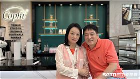 統一集團董事長羅智先與美麗事業董事長高秀玲今（20）日休假到高雄統一優質生活館。（圖／記者馮珮汶攝）