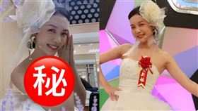 何蓓蓓曬絕美婚紗照。（圖／翻攝自何蓓蓓臉書）