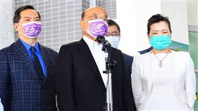 行政院長蘇貞昌21日出席「彰一開閉所啟用典禮暨彰工升壓站祈福儀式」。（圖／行政院提供)