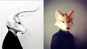 41歲蔣姓男子，持紙雕工具刀刺死蔡姓超商店員，勸戴口罩，紙藝創作，紙雕師 (圖/翻攝自蔣男臉書)