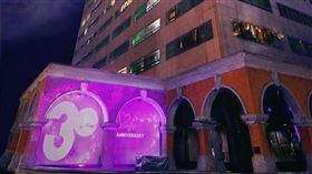 台灣早產兒基金會17日時也與全球點燈行動同步，主燈回到基金會成立的發源地—台北馬偕紀念醫院。（圖／早產兒基金會提供）