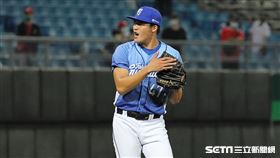 ▲富邦悍將先發投手范玉禹完投9局失1分。（圖／記者劉彥池攝影）