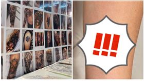 網友抱怨自己去夜市微刺青