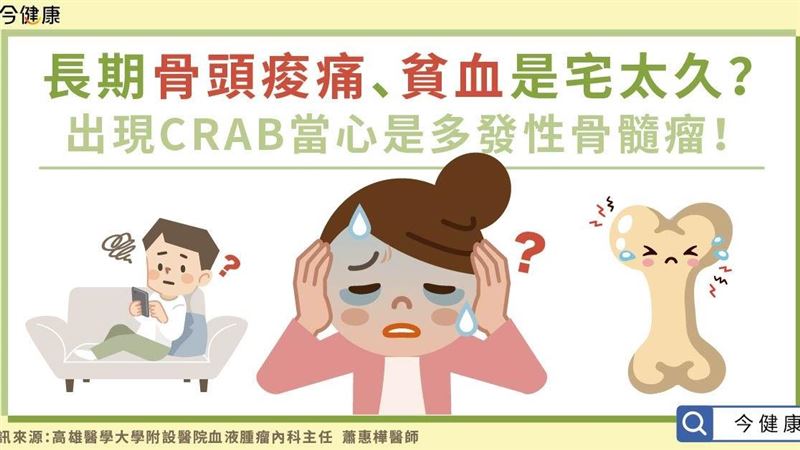 長期骨頭痠痛　別以為只是宅太久
