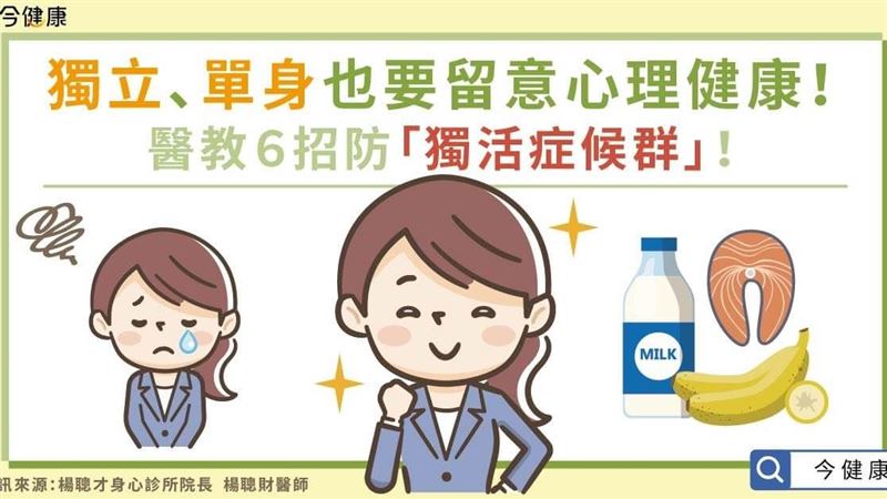 獨立、單身也要留意自己心理健康！