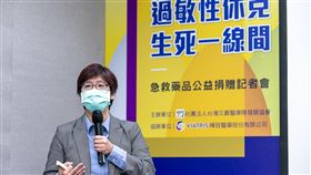 蕭雅文醫師表示，過敏性休克是一種嚴重的過敏反應，若沒及時處置會導致腦部或心臟缺氧，病患可能會在數分鐘至半小時內快速惡化。（圖／記者簡浩正攝影）