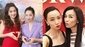 張庭和閨蜜陶虹。微博