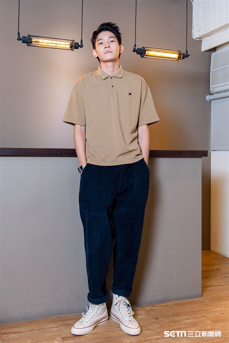 黃聖球三立新聞網專訪。（圖／記者楊澍攝影）