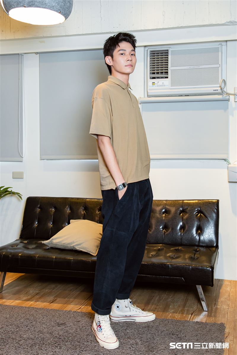 黃聖球三立新聞網專訪。（圖／記者楊澍攝影）