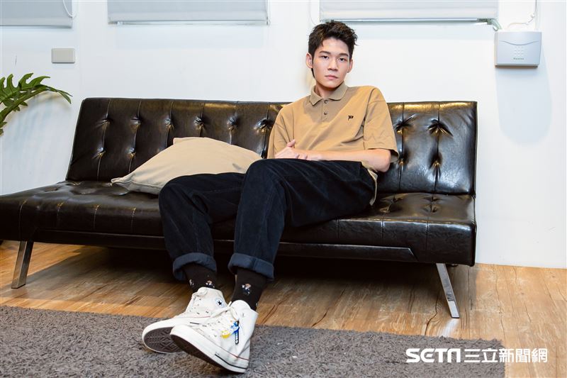 黃聖球三立新聞網專訪。（圖／記者楊澍攝影）