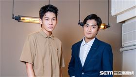 黃聖球、潘綱大三立新聞網專訪。（圖／記者楊澍攝影）