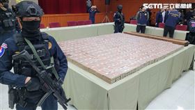 海洛因,走私,販毒,新北,新北市刑大，記者游承霖攝影