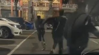 深夜攔車叫囂　4男稱學《角頭》情節