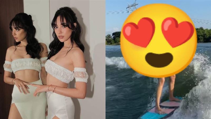 泰女星曝「比基尼衝浪照」比例超逆天