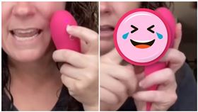  大媽狂推「按摩儀」震動又會吸！網一看尷尬：用錯地方啦（圖／翻攝自simply.hillary TikTok）