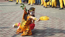 ▲小琉球水仙宮欽點五毒大神陣，皆由小學、國中的學童所組成。（圖／小琉球水仙宮欽點五毒大神 臉書粉專授權使用）