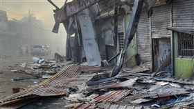 索羅門群島示威　中國城慘遭殃（圖／美聯社／達志影像）