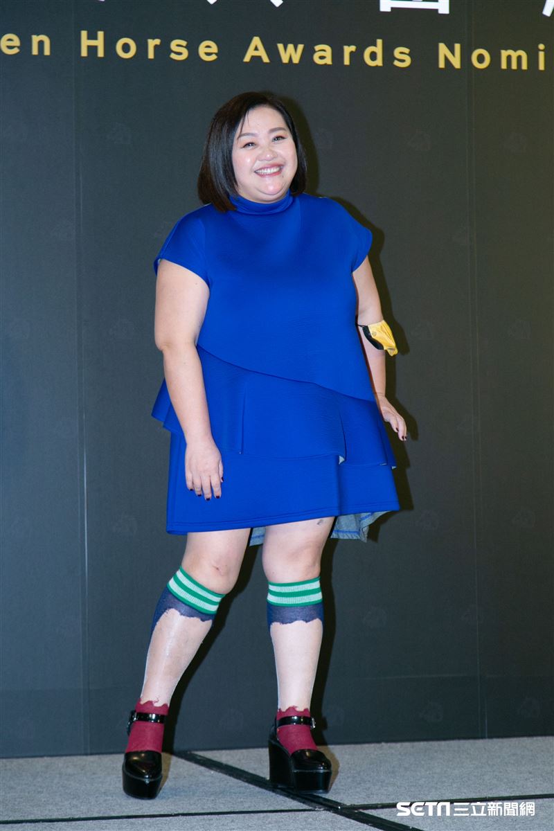 鍾欣凌出席金馬入圍酒會。（圖／記者楊澍攝影）