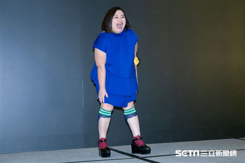 鍾欣凌出席金馬入圍酒會。（圖／記者楊澍攝影）