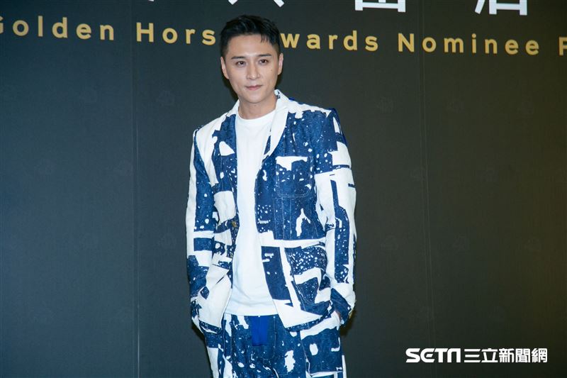 鄭人碩出席金馬入圍酒會。（圖／記者楊澍攝影）