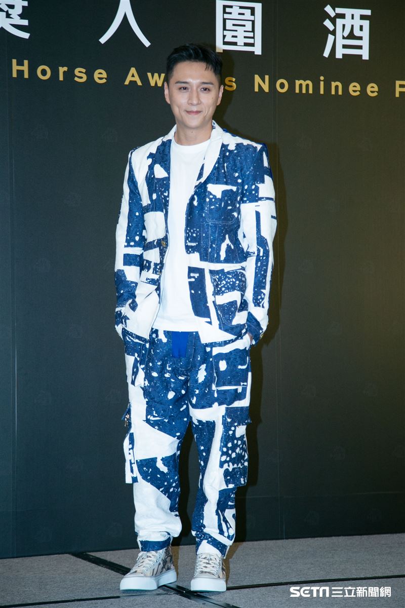 鄭人碩出席金馬入圍酒會。（圖／記者楊澍攝影）