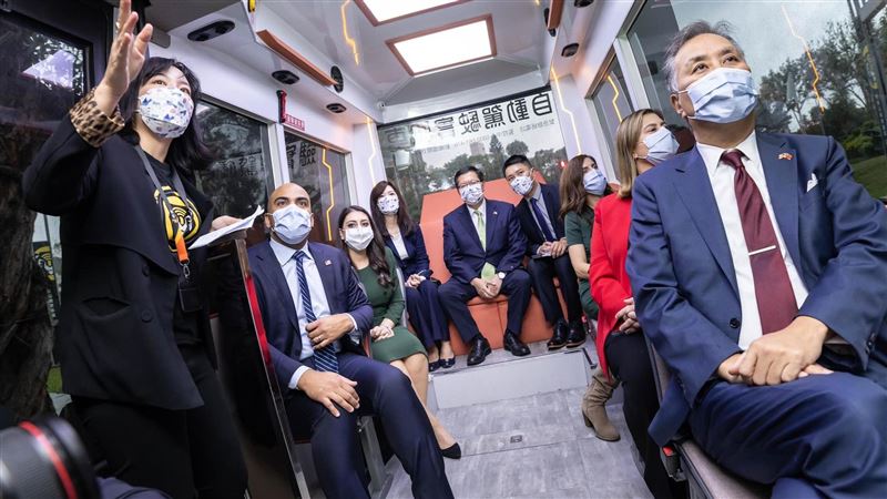 美議員訪虎頭山　見證台灣3項高科技