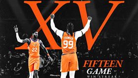 ▲太陽15連勝。（圖／翻攝自太陽推特）