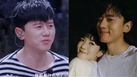  張杰承認是有目的性的和謝娜在一起。（圖／翻攝自新浪娛樂微博