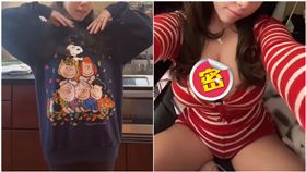 被當12歲妹妹！她怒曬「超晃雙球」3千萬人狂點：好暈（圖／翻攝自bethanylouwho2 TikTok）