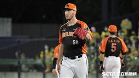 ▲統一獅先發投手布雷克。（圖／記者劉彥池攝影）