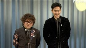 納豆和劉冠廷擔任頒獎人。（圖／翻攝自myVideo）