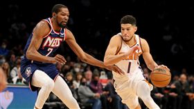 ▲布克（Devin Booker）連2場得分破30，太陽16連勝。（圖／翻攝自太陽推特）