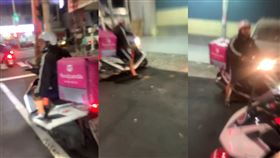 外送員,怒嗆,孤釘,違規