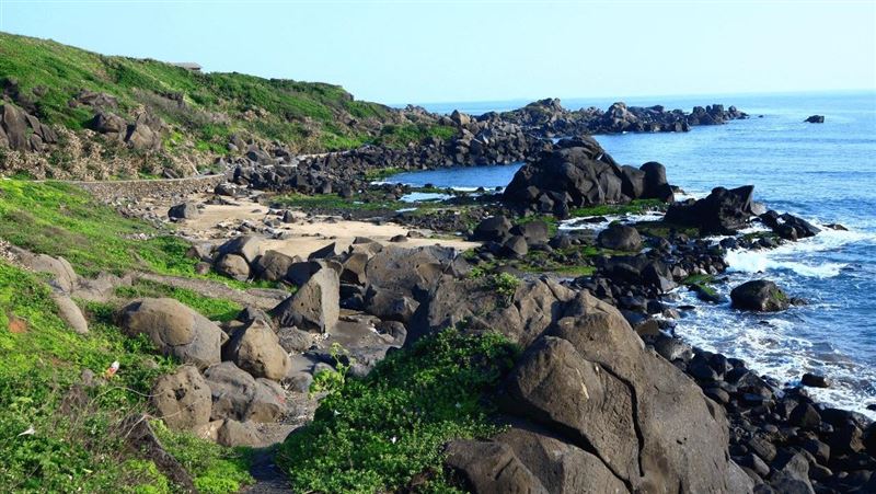 新北秘境／麟山鼻漁港　美如世外桃源