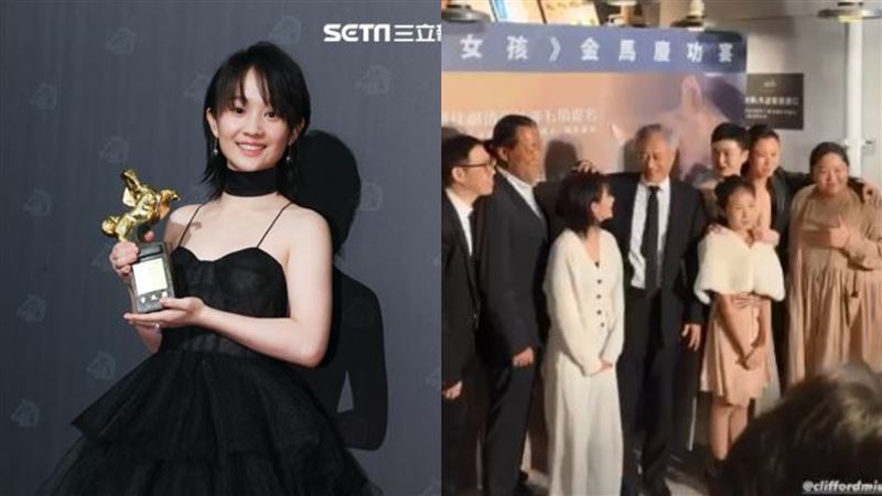 方郁婷15歲得金馬　開心被李安摸頭