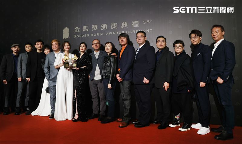 金馬58最佳劇情獎「瀑布」獲得。（記者邱榮吉、楊澍/攝影）