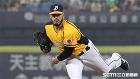 ▲台灣大賽G2中信兄弟投手象魔力。（圖／記者劉彥池攝影）