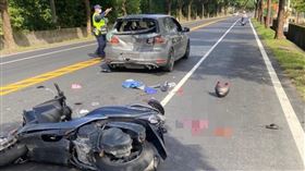 機車追撞轎車4歲女童不治  家屬發文求畫面釐清宜蘭縣三星鄉台7丙線19公里處21日發生機車追撞自小客車交通事故，造成4歲林姓女童不幸身亡，家屬在宜蘭多個臉書社團發文，懇請網友提供行車記錄器畫面，以釐清肇事現場，警方現正全力偵辦。（讀者提供）中央社記者王朝鈺傳真  110年11月28日