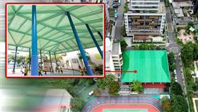 校園光害1／關渡國中每天閃光5小時　百戶居民險瞎（圖／CTWANT提供）